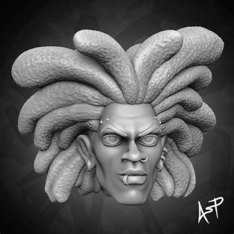 STL file Hobie Brown Spider Punk Head 🕷️・3D printable model to download ...