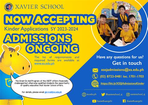 Kinder Admissions Page