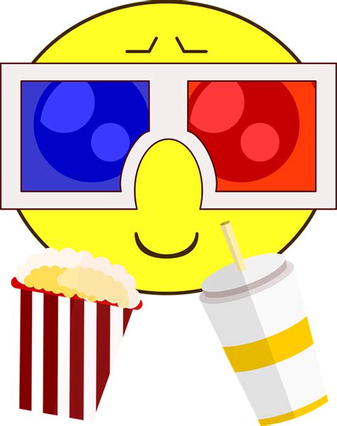 Free vector graphic: Cinema, Icon, 3D, Smileys, Popcorn - Free Image on ...