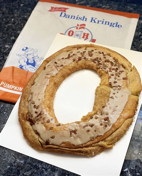 REVIEW: O&H Bakery Pumpkin Caramel Danish Kringle (Trader Joe's) - Junk Banter