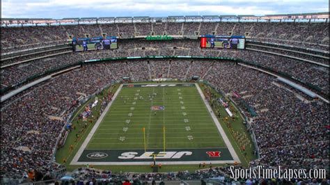 NFL Time Lapse: Metlife Stadium (Jets - End Zone) - YouTube