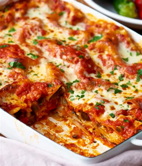 Vegetarian Lasagna and Cheese Recipe - Delicious Pasta Recipes