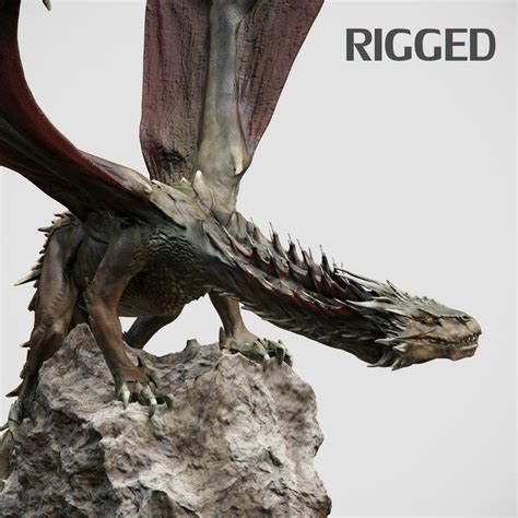 3d model dragon animation, 3d dragon model, 3d animation of dragon, dragon 3d, 3d creature, 3d ...