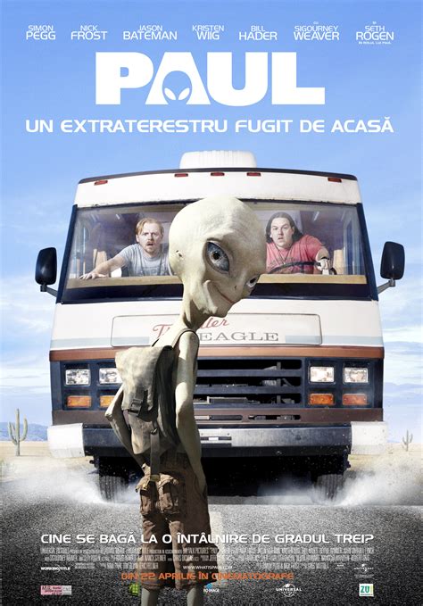 Poster rezolutie mare Paul (2011) - Poster Paul. Un extraterestru fugit de-acasă - Poster 1 din ...