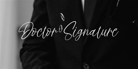 Doctor Signature Font Free Download