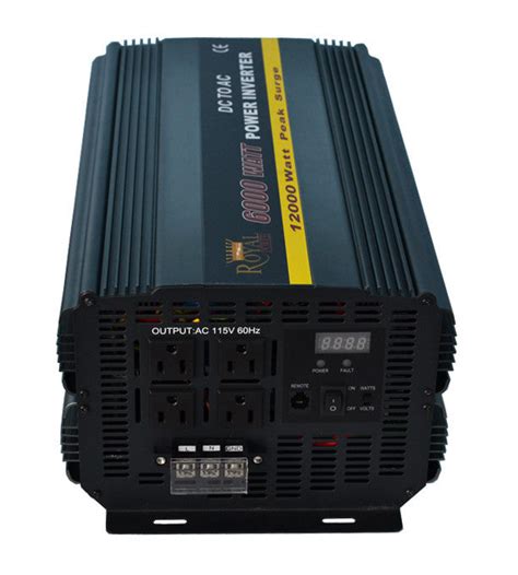 6000 Watt Power Inverters 24 Volt DC To 110 Volt AC – PowerInverters.com