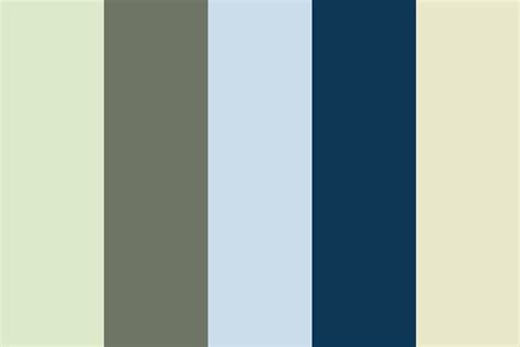 Green to Blue Color Palette