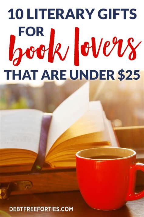 10 Literary Gifts for Book Lovers that are under $25 - Debt Free Forties