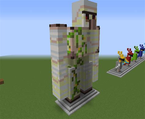 Iron golem statue! : r/Minecraft