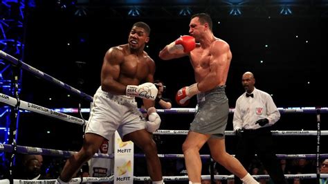 Joshua vs Klitschko: Anthony Joshua stops Wladimir Klitschko after an ...