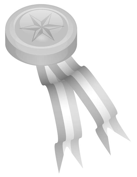 Clipart - Silver Medallion