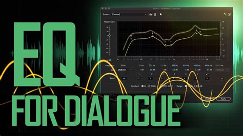 EQ for Dialogue Audio: Make Your Voice Sound Better with an Equalizer - YouTube