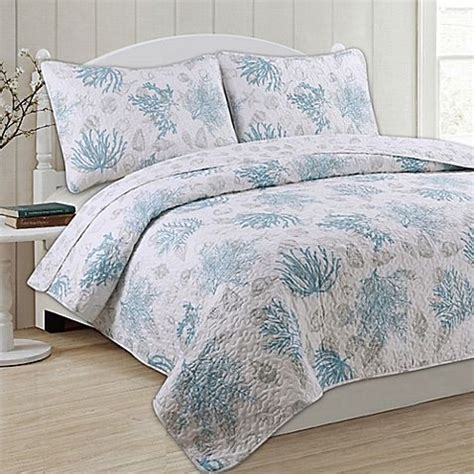 Panama Jack® Ocean Forest Quilt Set | Bed Bath & Beyond | Quilt sets bedding, Beach bedding sets ...