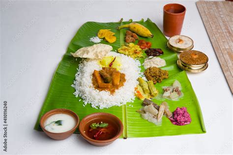 onam sadhya Stock Photo | Adobe Stock