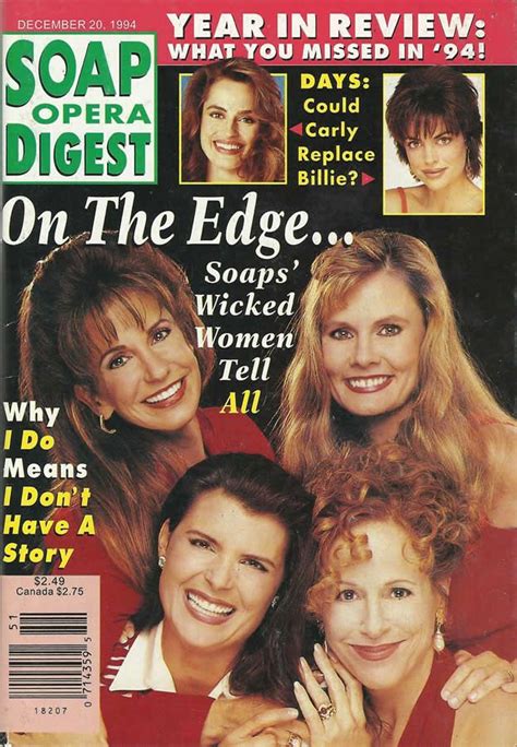 Classic SOD Cover Date: December 20, 1994 (clockwise from top left) Jess Walton (Jill, THE YOUNG ...