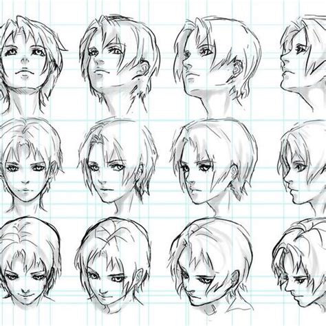 Drawing Anime Faces From Different Angles ~ Pin On Projects To Try ...