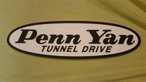 Replacement Oval Penn Yan Boat Tunnel Drive Emblems - New - New for sale in Canandaigua, New ...