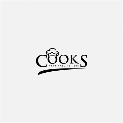 Premium Vector | Cook and chef logo design with hat