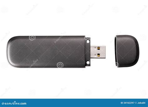 Black usb flash drive stock image. Image of electronic - 34162297