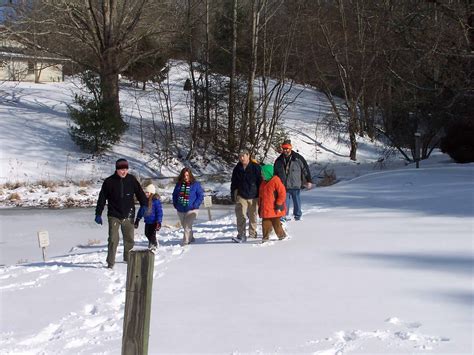 Animal Tracking Hike at the Friends of Roan Mountain Winter Naturalists' Rally at the Roan ...