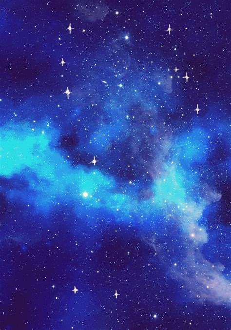 Galaxy Blue Aesthetic Wallpapers - Top Free Galaxy Blue Aesthetic Backgrounds - WallpaperAccess