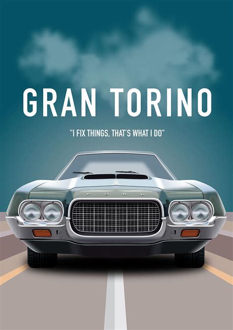 Gran Torino - Alternative Movie Poster Digital Art by Movie Poster Boy