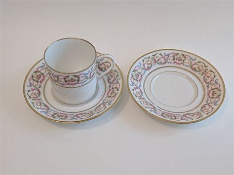 Antique Limoges Tea Cup & Saucer Limoges France Demitasse Cup Grand Prix World Fair St.louis ...