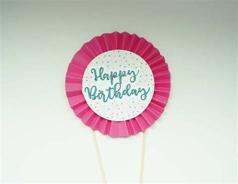 DIY Birthday Cake Topper Ideas