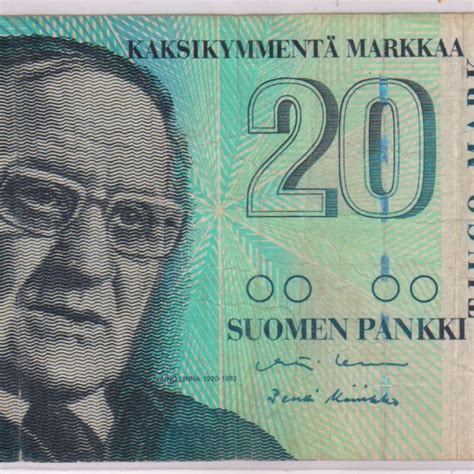 Finland - 20 markkaa 1993 currency note - KB Coins & Currencies