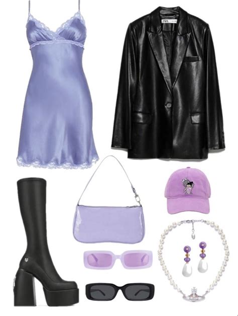 Pin by Willemijn Sander on GUTS outfits in 2023 | Purple fashion outfit, Y2k outfits aesthetic ...