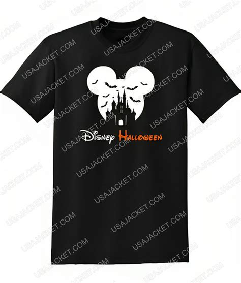 Halloween 2023 Disney Logo Black T-Shirt | Trendy New Halloween T-Shirt