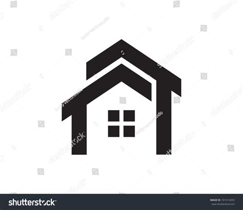 House Logo Template Design Vector Emblem Stock Vector (Royalty Free ...