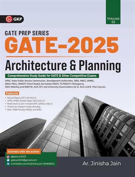 Buy GKP GATE 2025: Architecture & Planning Vol 2 - Guide By Ar. Jinisha ...