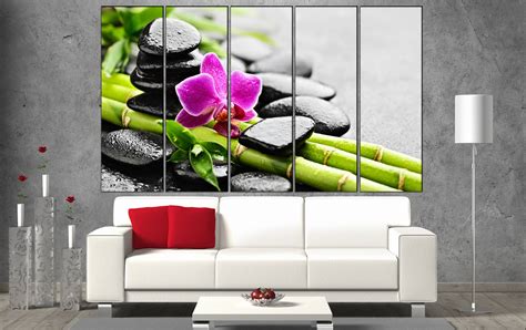 Zen Stones Canvas Wall Art Zen Stones Wall Decoration Zen | Etsy