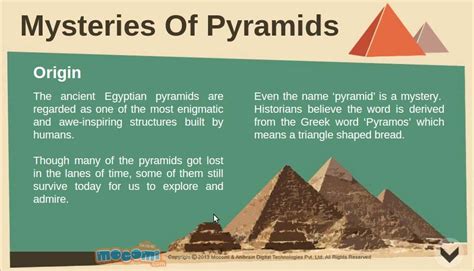 Facts About Ancient Egyptian Pyramids