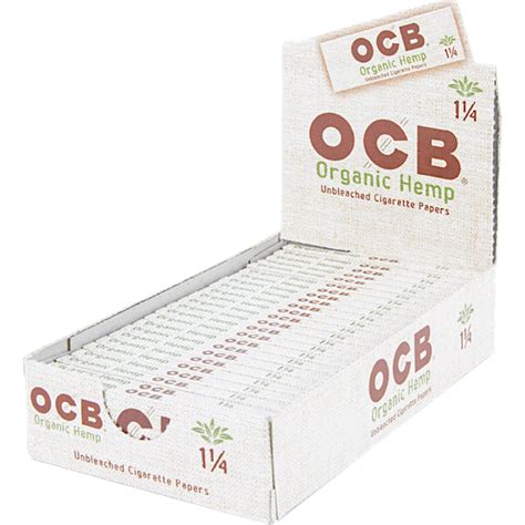 OCB 1.25” Unbleached Organic Hemp Rolling Papers – CaliConnected
