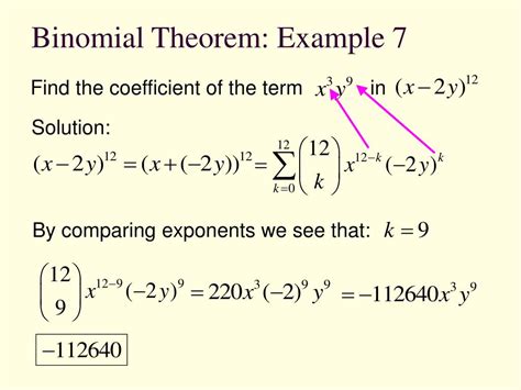 PPT - The Binomial Theorem PowerPoint Presentation, free download - ID:1266454