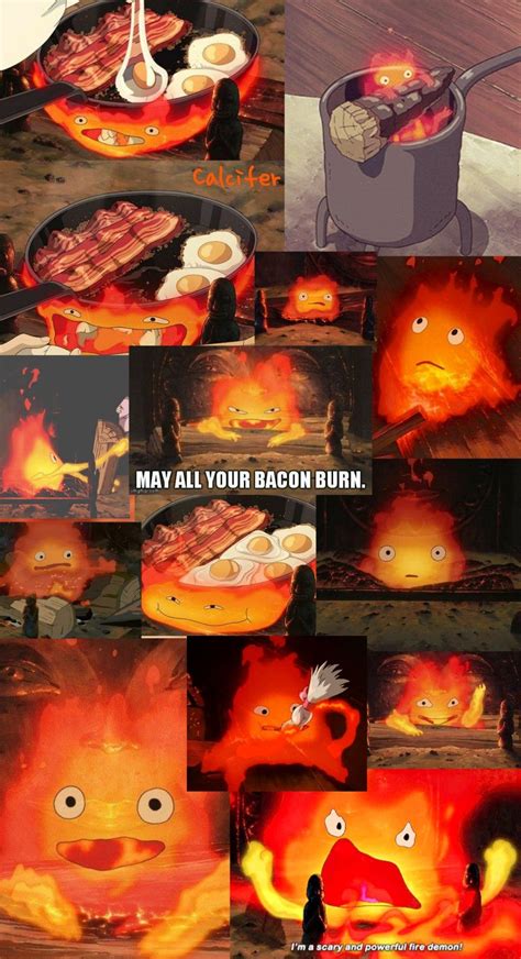 Howls Moving Castle Calcifer Wallpaper