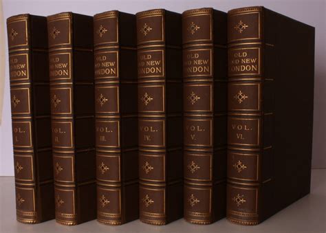 Old and New London - Rare Books, First Editions