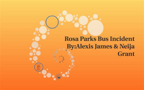 Rosa Parks Bus Incident by Alexis James on Prezi