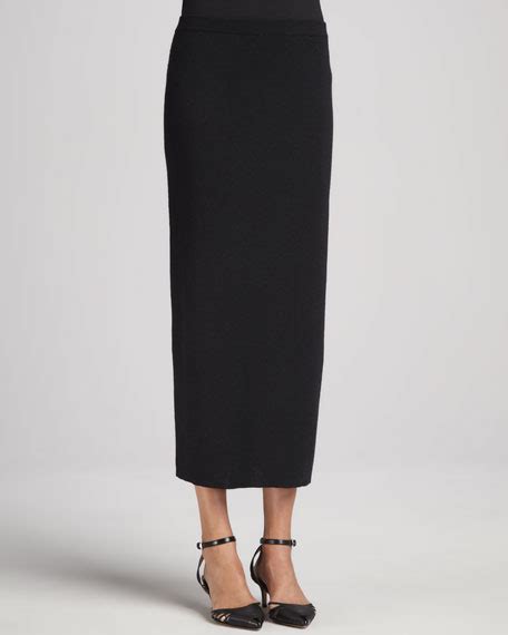 Eileen Fisher Washable Wool Ankle-Length Pencil Skirt, Women's