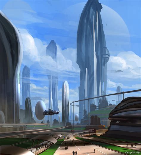 Utopian City I by artofchirag on DeviantArt