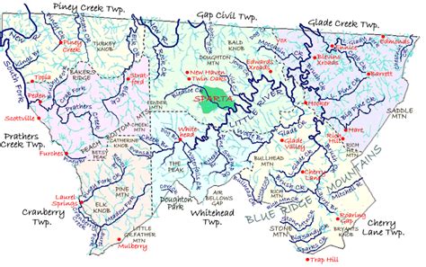 Alleghany County Map