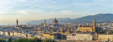 Premium Photo | Panorama view of florence skyline with view of duomo of ...