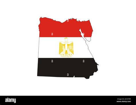 egypt flag map Stock Photo - Alamy