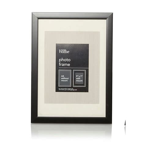 Black Photo Frame 9x7 Inch 3 Pack | George at ASDA