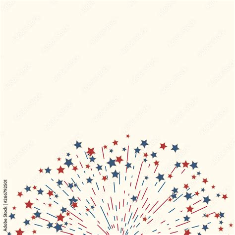 American fireworks patriotic background Stock Vector | Adobe Stock