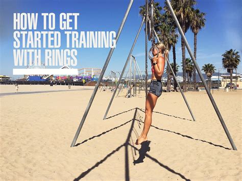 Here's how to get starting training with gymnastic rings! Wellness Fitness, Fitness Tips ...