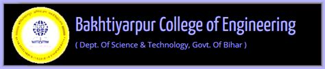 Bakhtiyarpur College of Engineering – Study Bihar