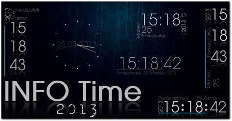 INFO_TIME Rainmeter clock,calendar by Fajnalaska on DeviantArt